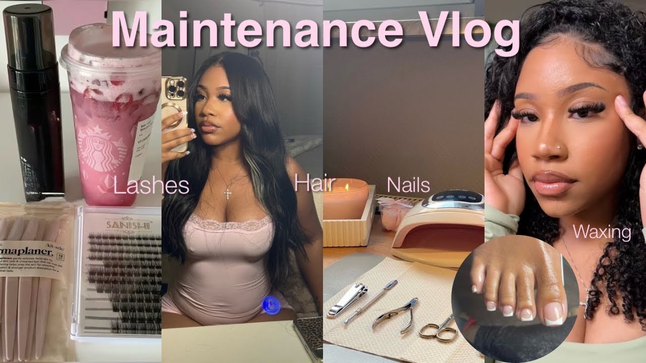 Maintenance Vlog ✨ Self-Care, Solo Date, Nails, Hair, Wax & Brows, diy girlie & more
