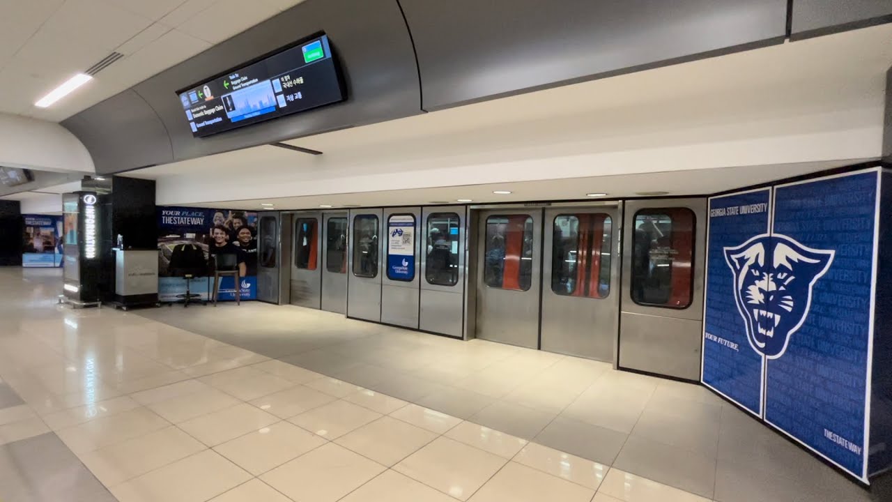 Atlanta Hartsfield Jackson International Airport: Plane Train Action At T. (Tango) Gates (5/19/2023)