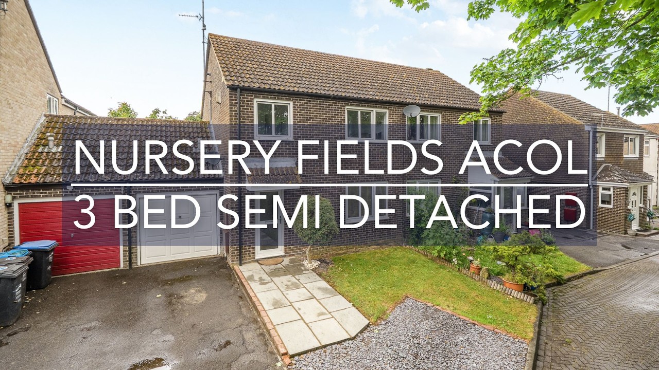 FOR SALE - 3-bed Semi Detached Family Home With Garage, Drive and Generous Garden - Video Tour 📹