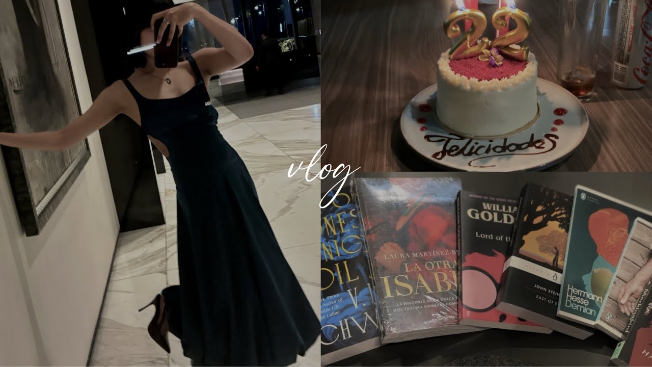 vlog. cumpleaños y libros