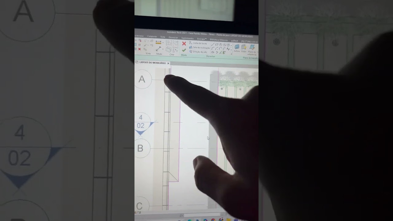 Como criei o desnível de piso no Revit, usando apenas ferramentas nativas.