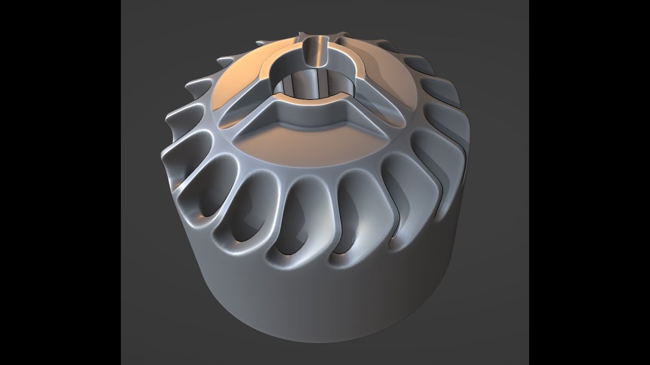 Gun suppressor modeling - Blender