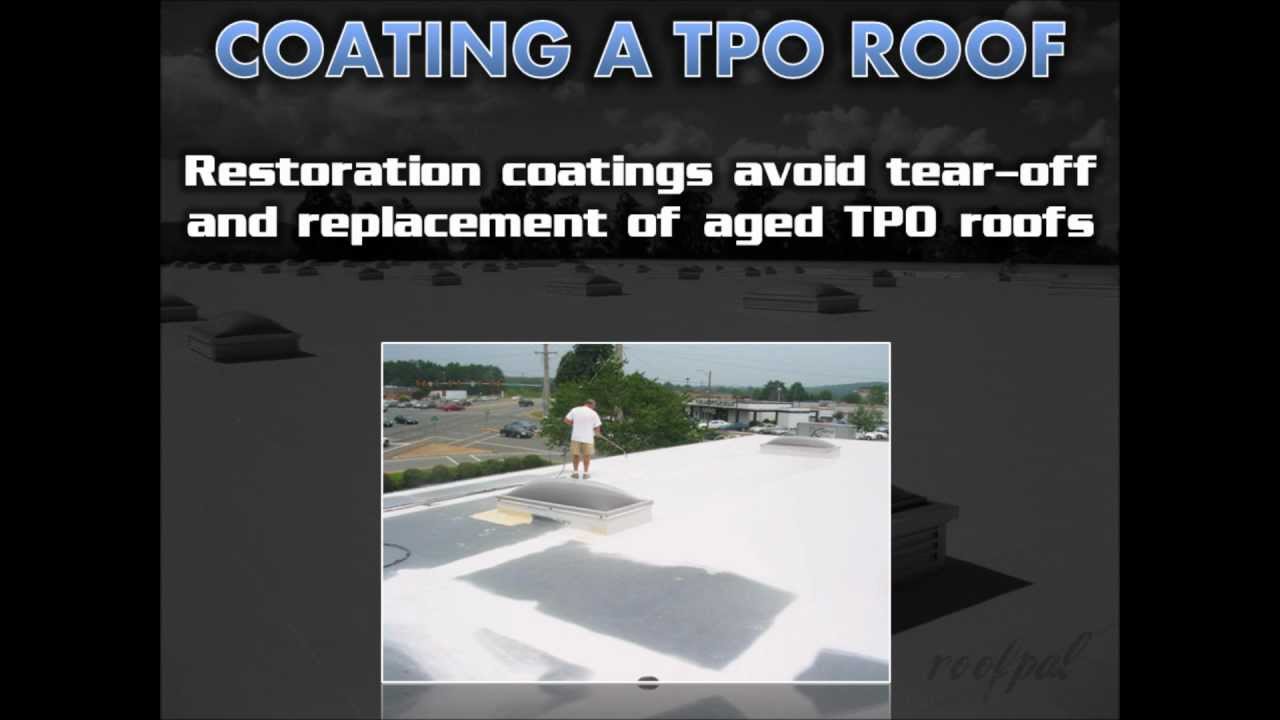 Coating TPO Single-Ply Roofs - Conklin Roofing Systems - Randy Patton