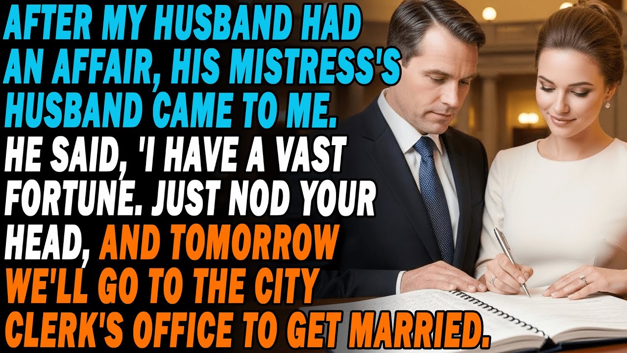 After My Husband Had An Affair💔His Mistress's Husband Came To Me🤝He Said👑'I Have A Vast Fortune...'