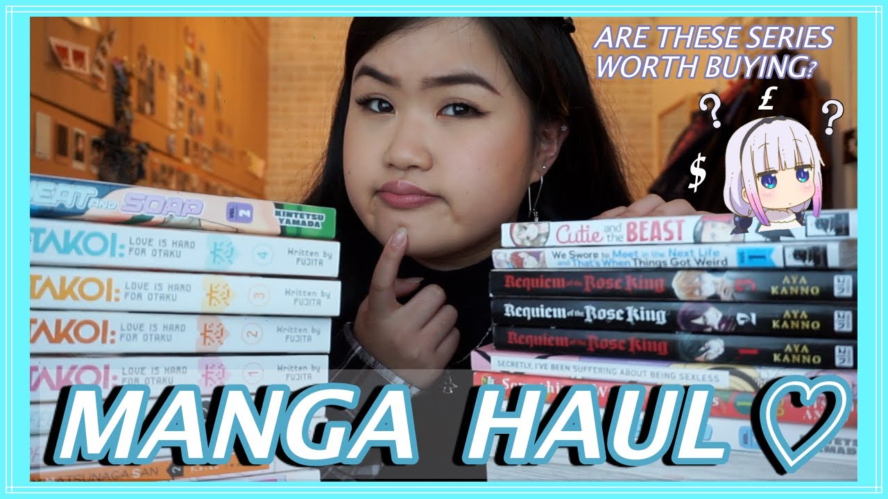 MANGA HAUL | ARE THESE SERIES WORTH BUYING?! 👀 🤔 | WOTAKOI, REQUIEM OF THE ROSE KING etc.
