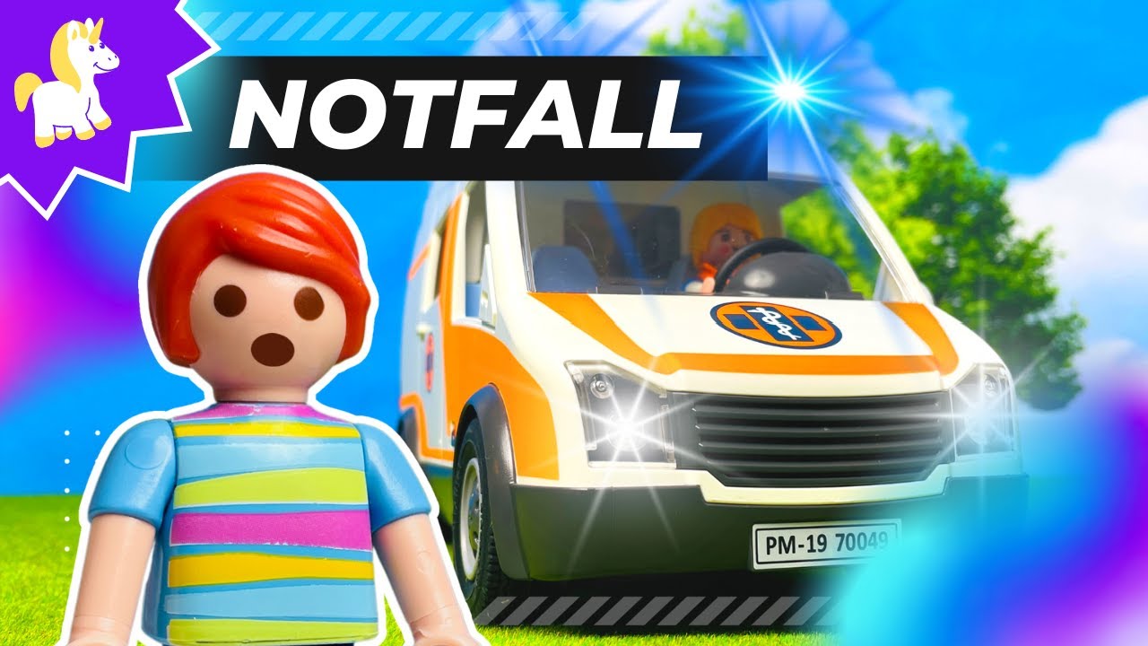 Praktikum beim RETTUNGSDIENST | Playmobil Film - Geschichte mit Familie Einhorn | FOLGE 31