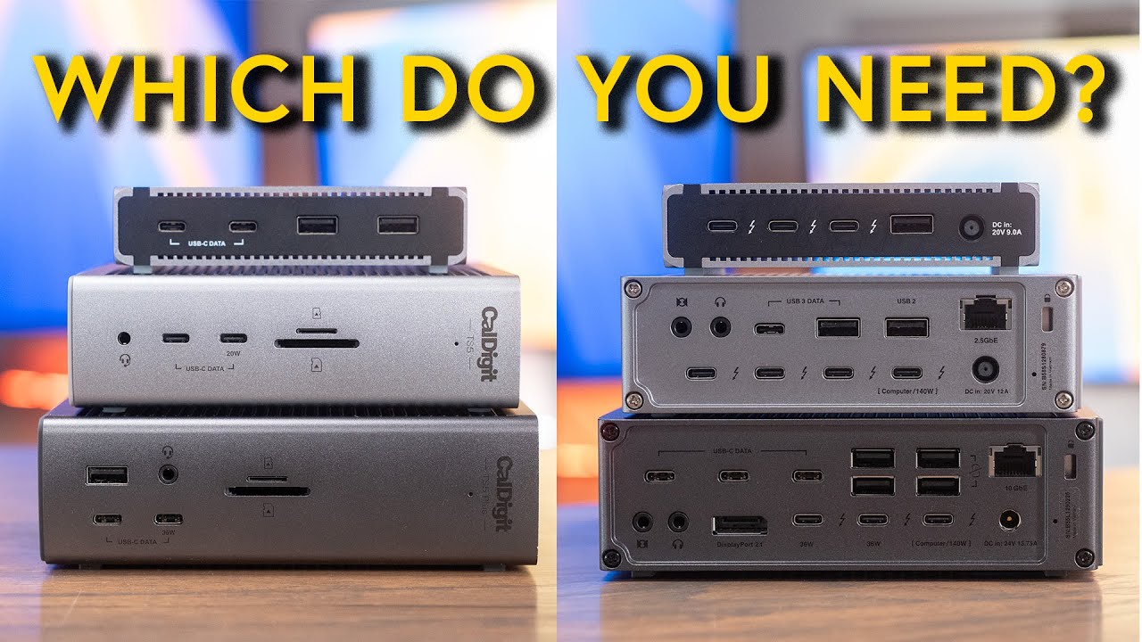 CalDigit TS5, TS5 Plus и Element 5 — какую док-станцию ​​Thunderbolt 5 лучше купить?