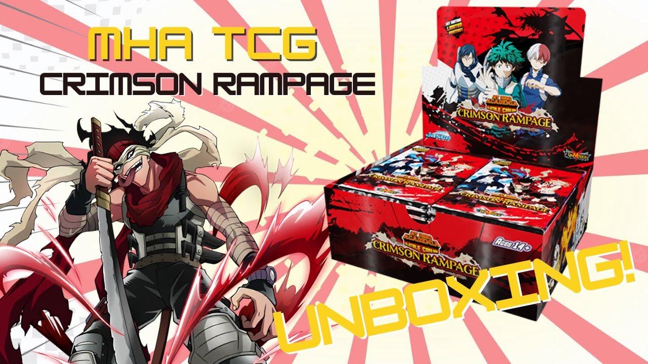 My Hero Academia TCG Crimson Rampage Unboxing! Is it worth?