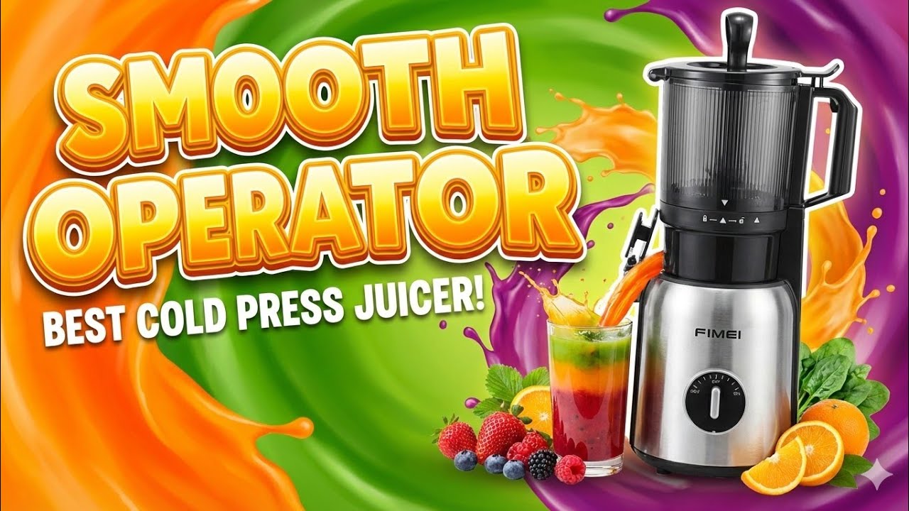 Smooth Operator Fimei Cold Press Juicer Quick, easy smoothies at home