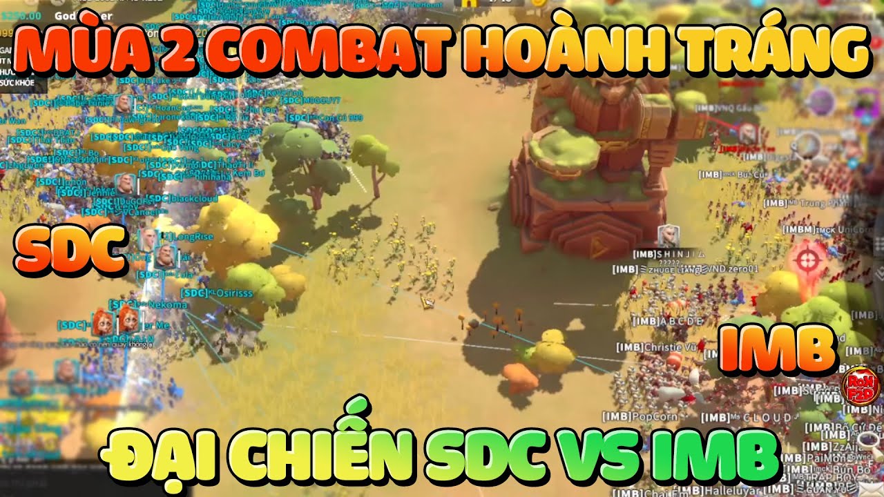 Đại Chiến Call of Dragons: Mùa 2 Đánh Nhau Sướng Thật Đấy Toàn CUNG vs PHÉP Thôi Ae - SDC VS IMB