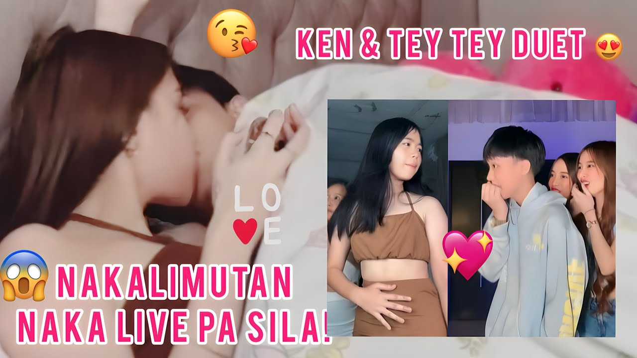 NAKALIMUTAN NAKA LIVE PA SILA NAGKISS BIGLA!🫣 #yabby 😱😍🥰😍 KENN & TEY TEY DUET!😍#trending