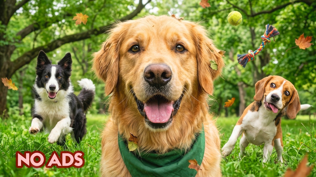 12 Hours of Dog TV for Anxious Dogs 🐶 Running Dogs & Relaxing Music