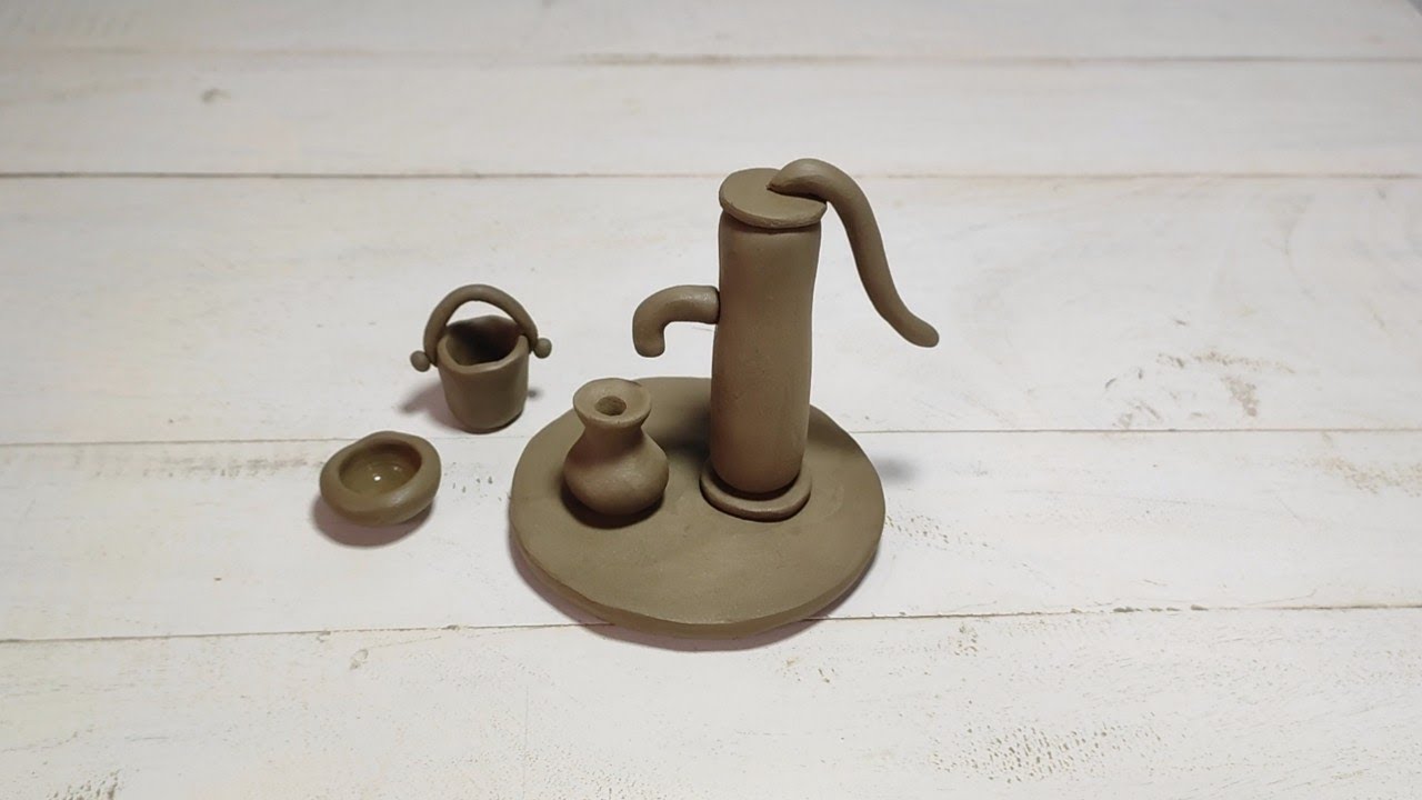 Amazing technique make handmade water pump with clay | Handmade mini water pump | water pump