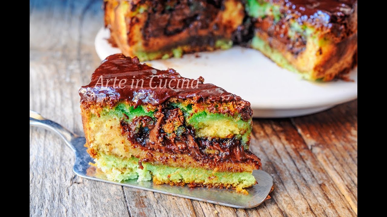 Torta versata menta e nutella di Arte in Cucina