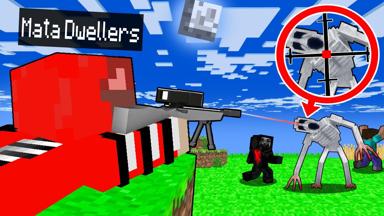 DERROTE a Todos Los DWELLERS Con ARMAS CHETADAS en Minecraft...💀