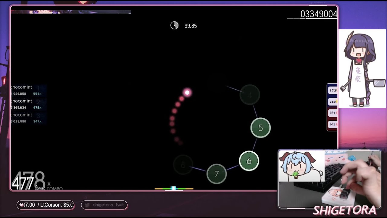 Shigetora spaced streams CHRONOSTASIS