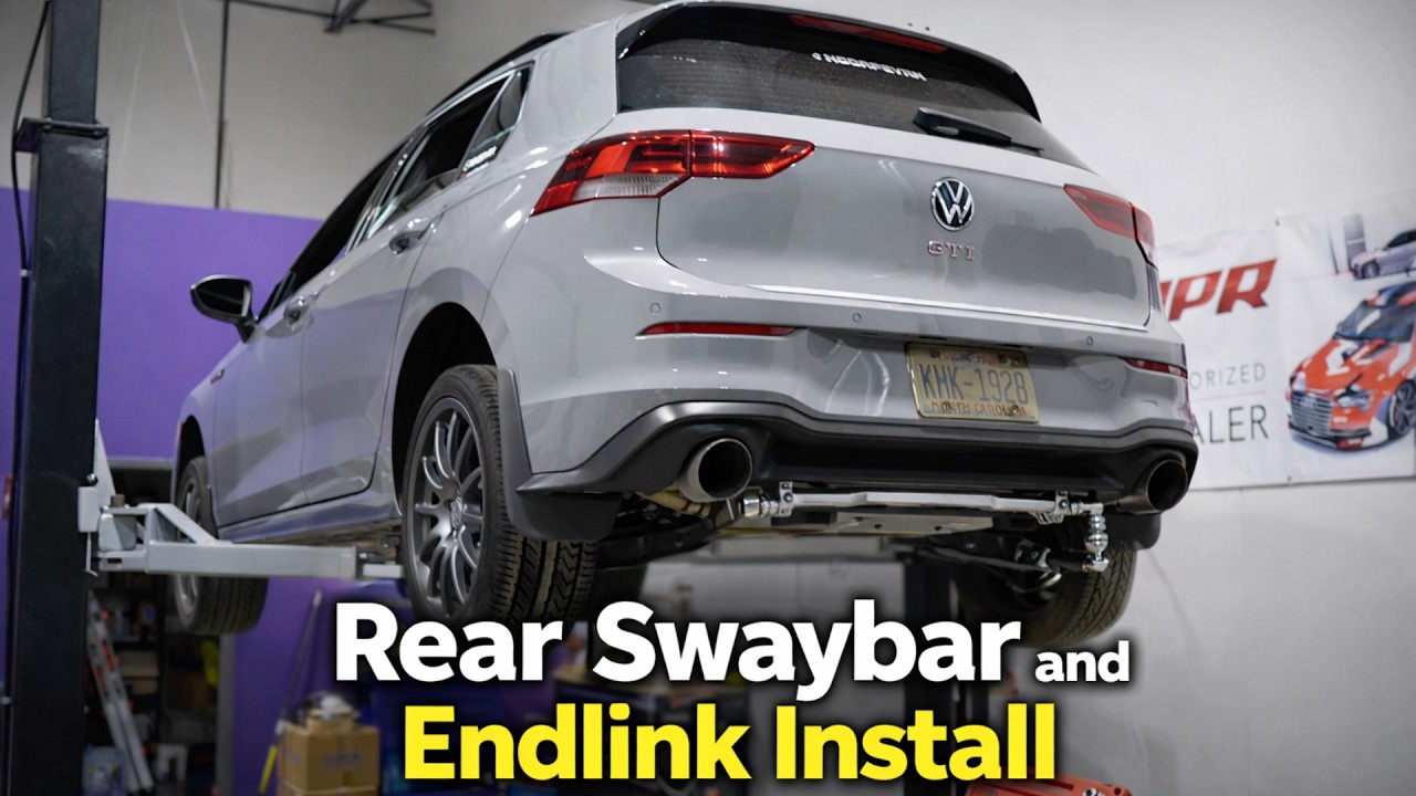 Rear Sway Bar and Endlink Install on a Mk8 GTI
