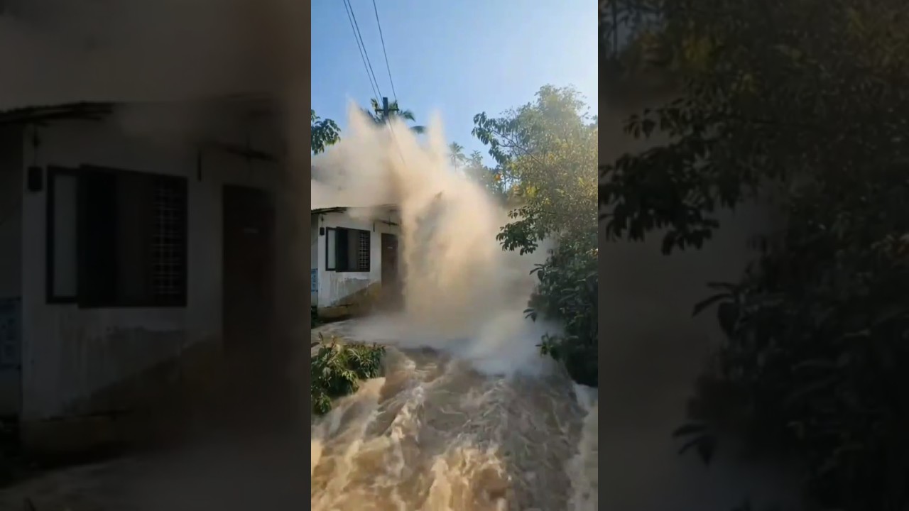 heavy flood 😢😱#shorts #trending #travel #nature #viral #fypシ #ytshorts