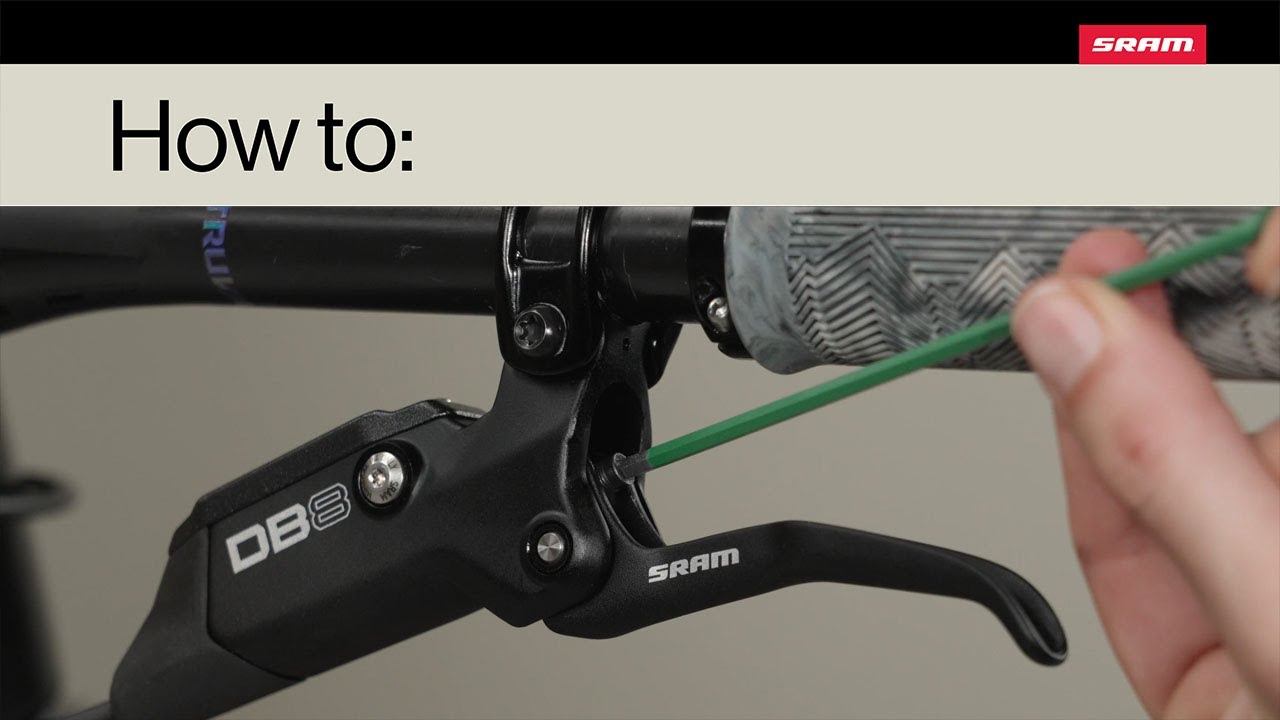 SRAM MTB Brakes | How to: Adjust Tooled Brake Lever Reach