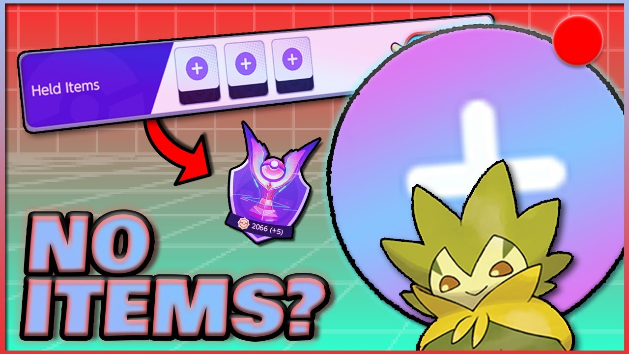 CAN I WIN THIS MATCH WITH NO ITEMS? | Eldegoss in MASTER RANK with NO HELD ITEMS ALLOWED