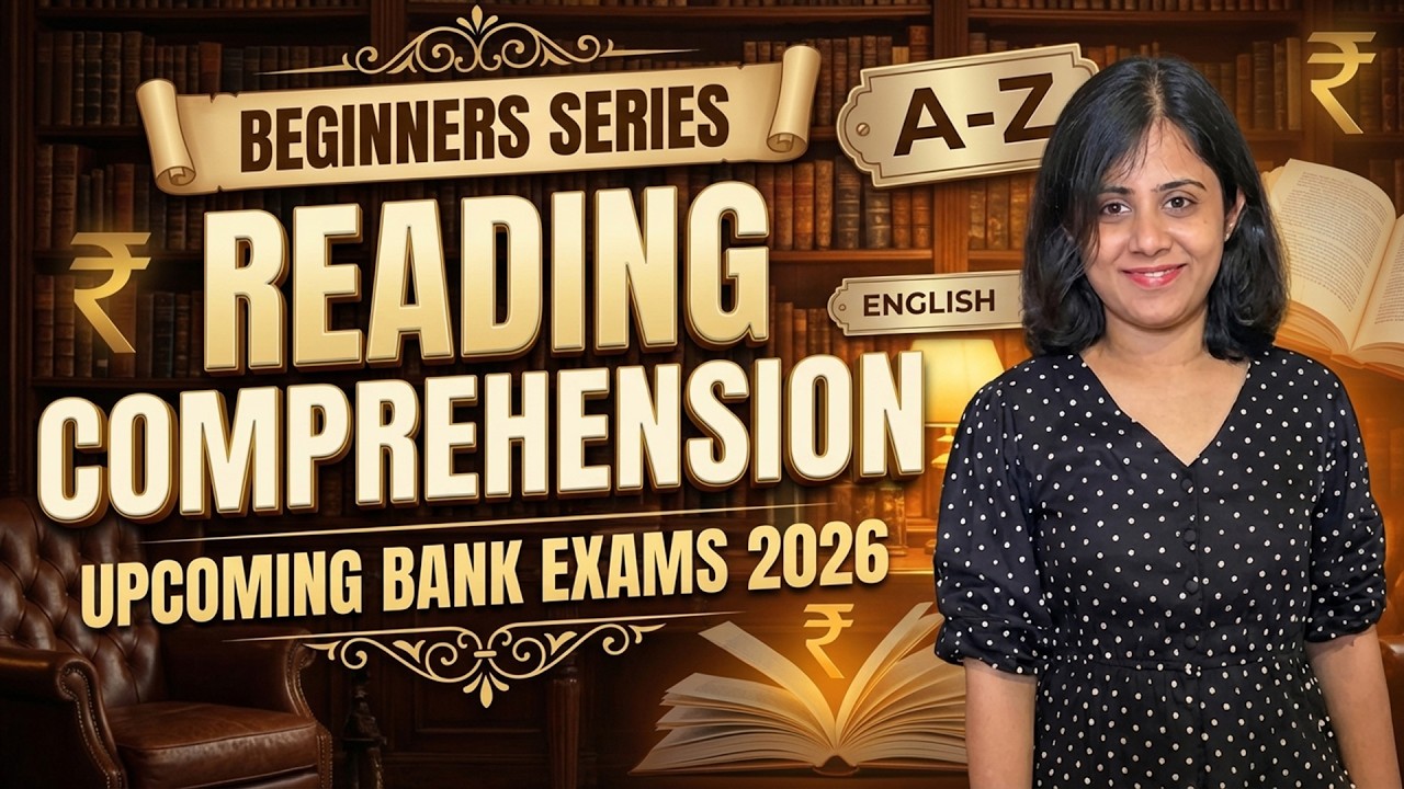 READING COMPREHENSION - 5 | BEGINNERS SERIES | DAY - 25 | ALL COMPETITIVE EXAMS 2026 | BY Ms.KAMALA