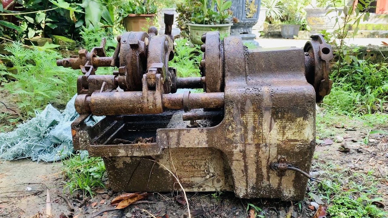 修復パイプねじ切り機 | 古い機械のレストア