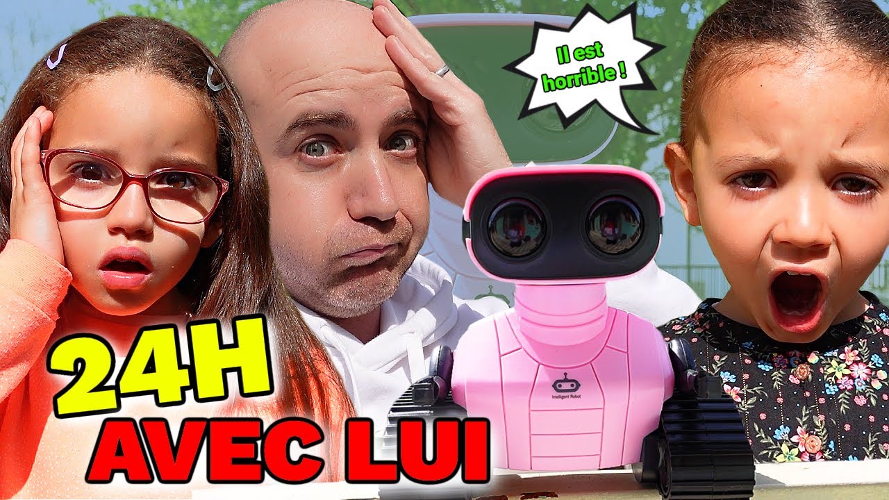 24H AVEC UN ROBOT complètement FOU !!! Il ne nous RESPECTE PAS !