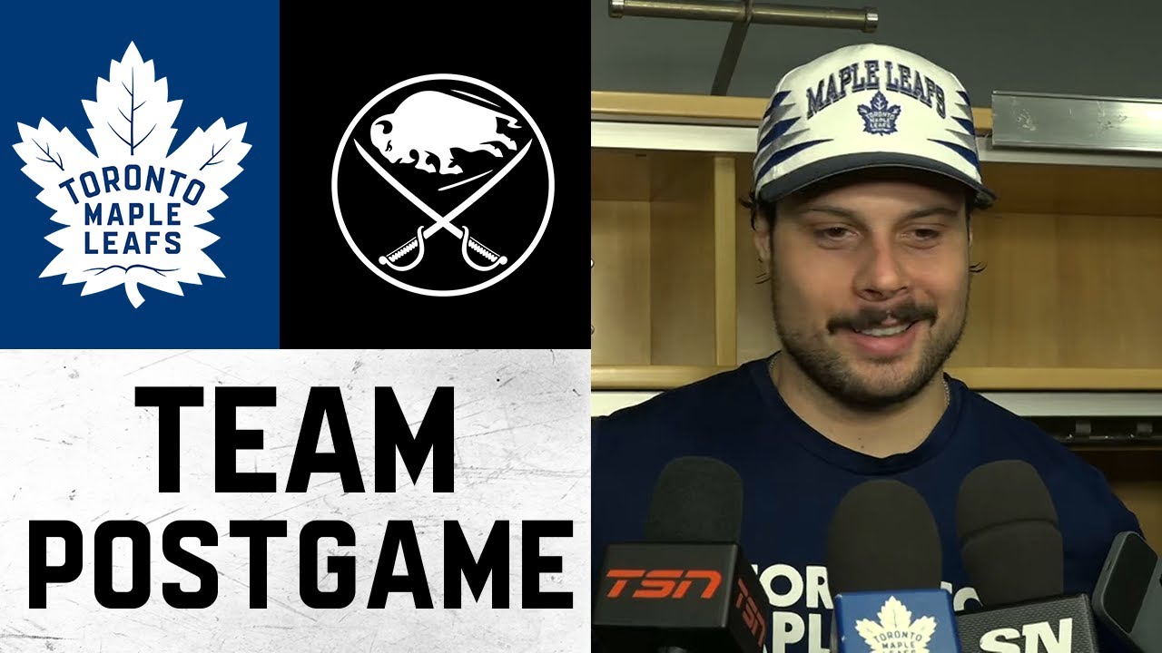 Maple Leafs Media Availability | Postgame at Buffalo Sabres | April 15, 2025