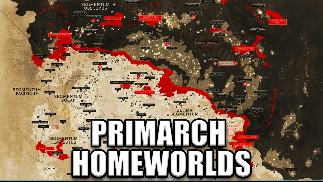 What Happened to the Primarchs Homeworlds? | Warhammer 40K