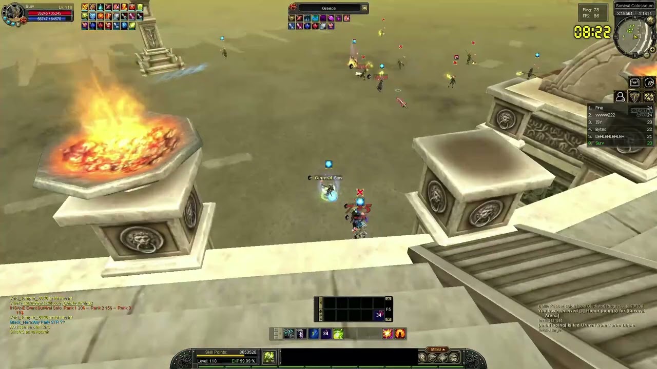 SP Survival Solo Rank1 I Greece Online