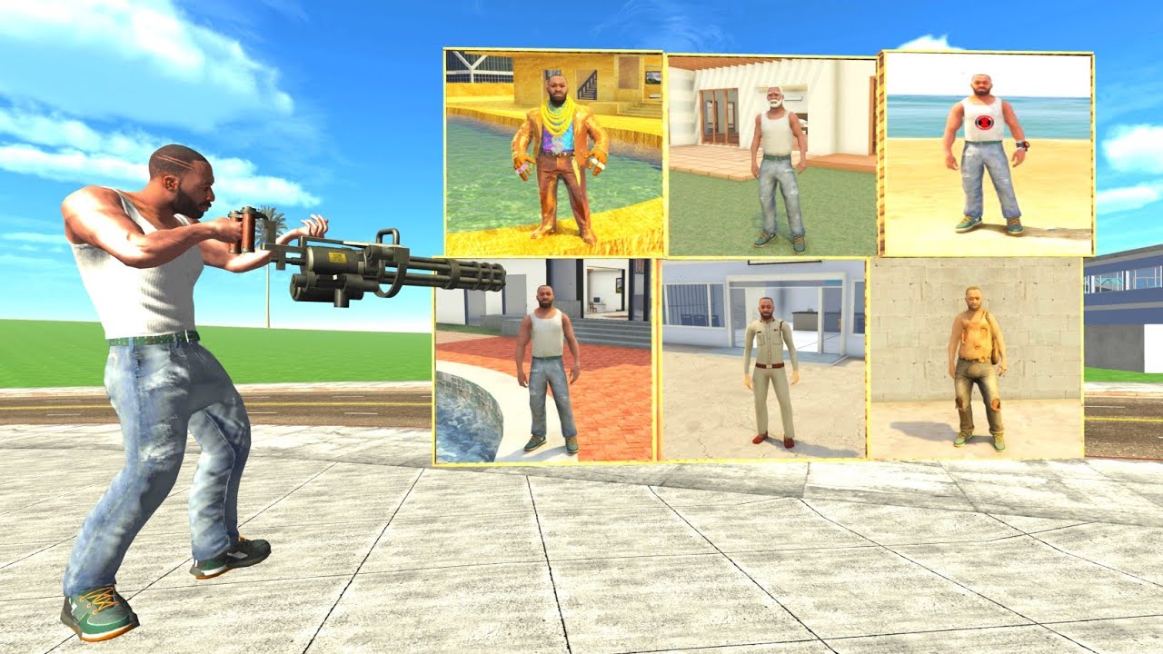 Franklin Found Mystery Container In Indian Bikes Driving 3d