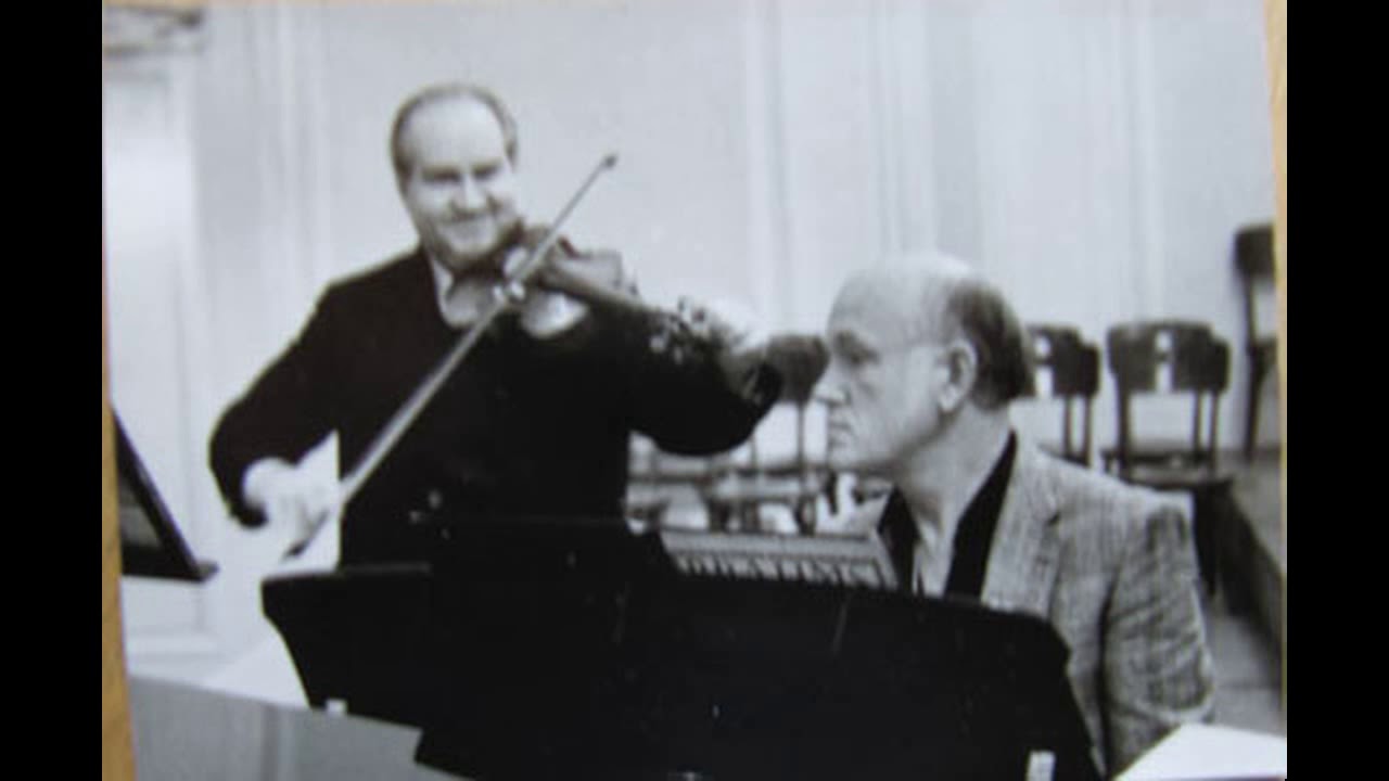 Oistrakh and Richter  SCHUBERT  Sonata for Violin and Piano in A, D 574, Op 162