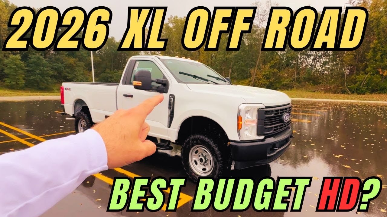 Обзор внедорожника Ford Superduty F-250 XL 2026 года с циклом MPG Самый дешевый внедорожник HD?
