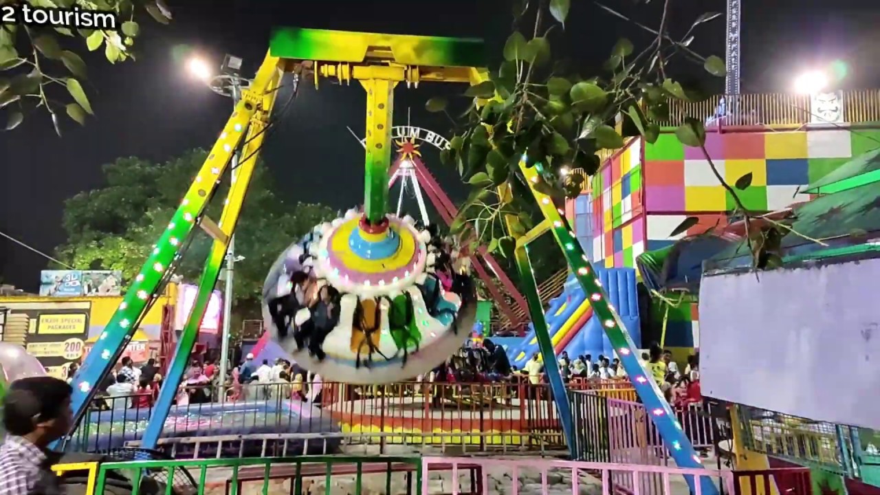 SPIN MISSION & MINI PENDULUM THRILL AMUSEMENT RIDES AT NTR GARDENS