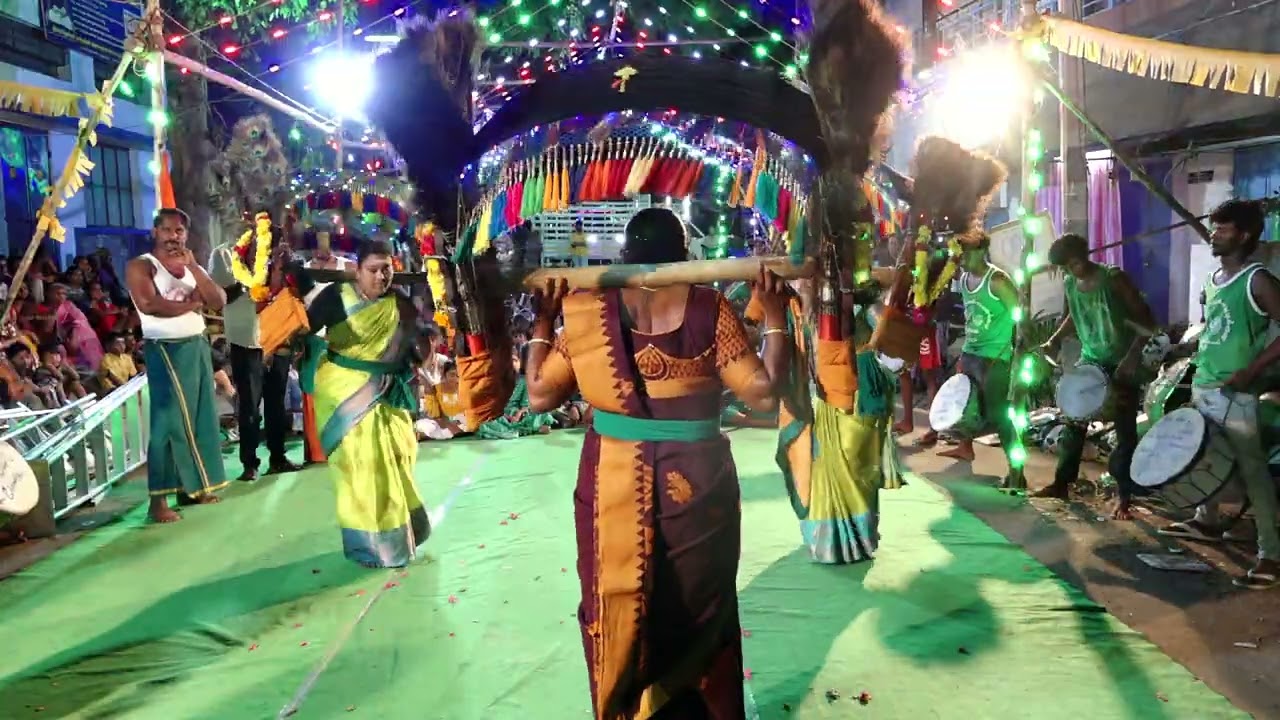 காவடி ஆட்டம் Kvr Nagar பகுதி 2 #kavadiyattam #dance #folkart #kavadi #palani #folkdance #bakthi
