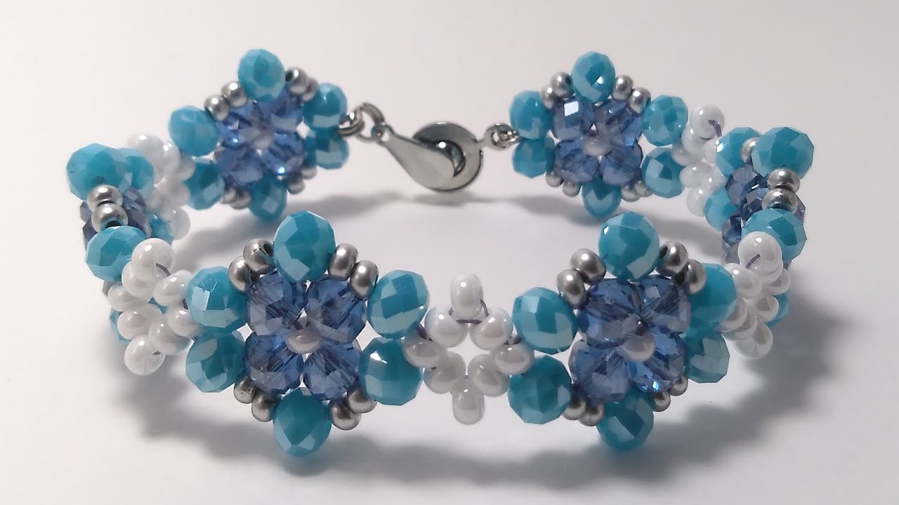 Stylish bracelet making * Beaded tutorial * Стильный браслет из бусин * Мк *