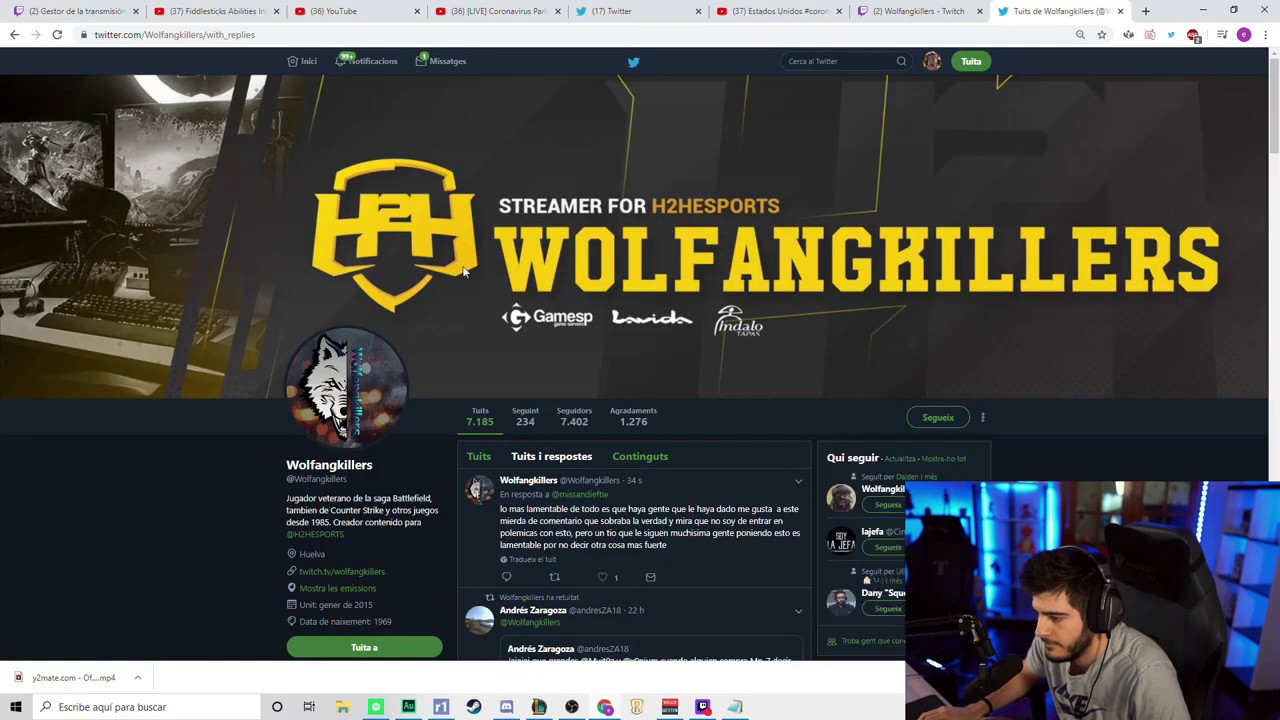 WOLFANGKILLERS ENFADADO CON ELMILLOR