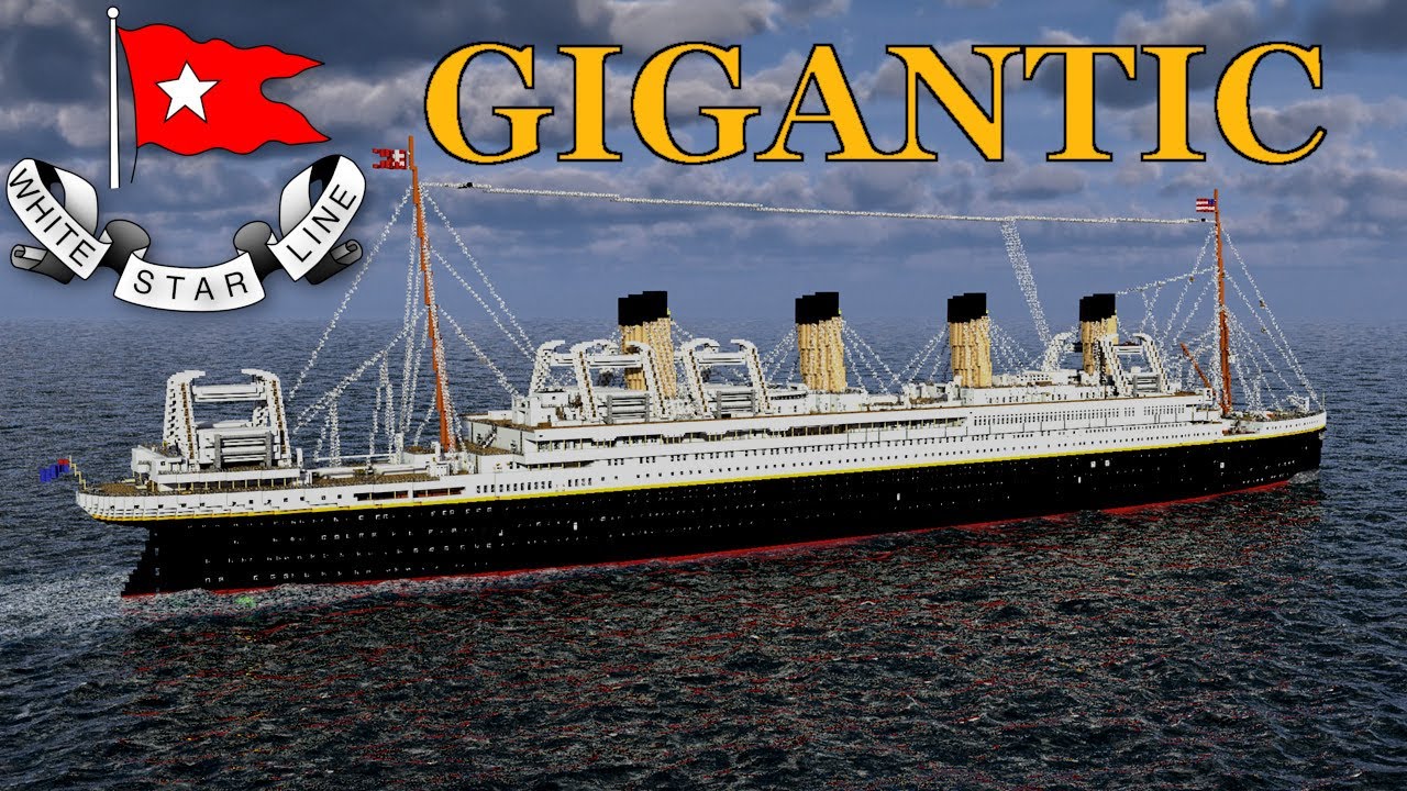 Minecraft R.M.S. Gigantic (White-Star-Line) + Download