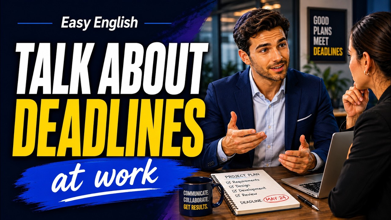 How to talk about deadlines professionally