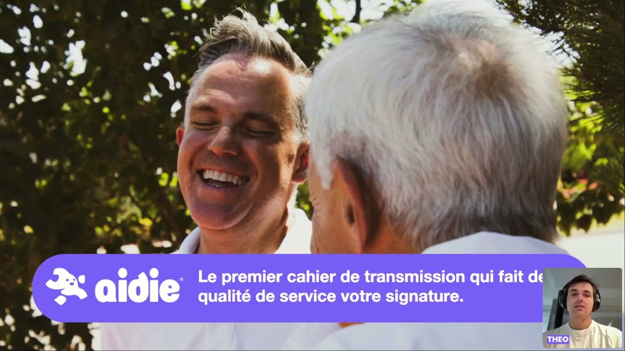 Aidie, Présentation du carnet de liaison digital pour les intervenants à domicile