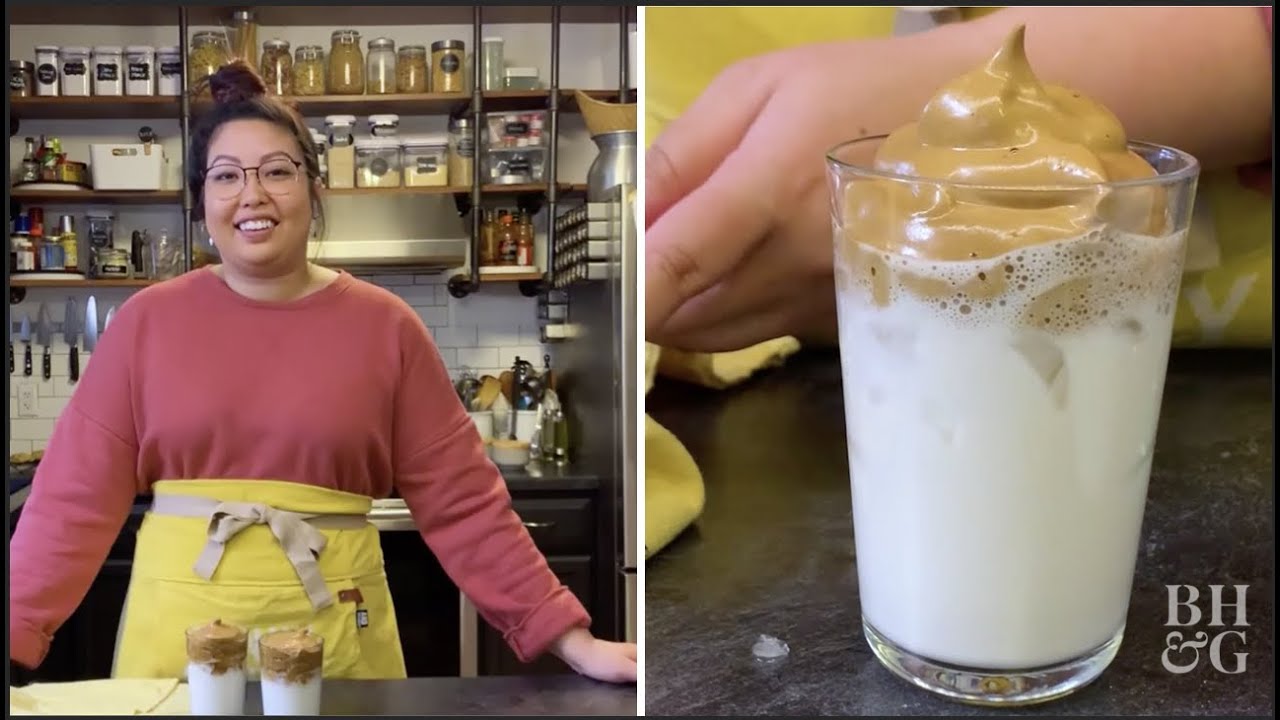 How to Make Dalgona Coffe (a.k.a Whipped Coffee) with Sammy Mila at home | Better Homes & Gardens