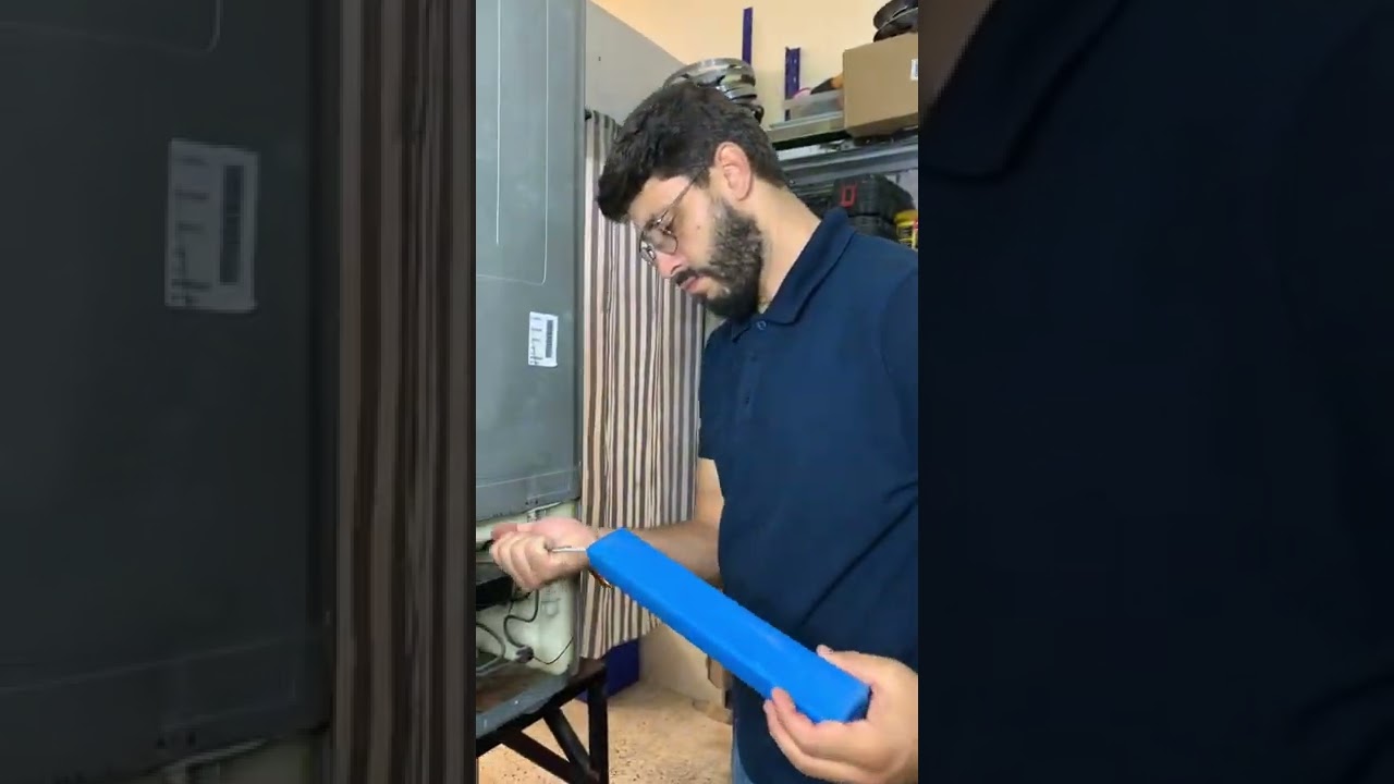 تصليح ثلاجة سامسونغ من تسرب للغاز ref Samsung