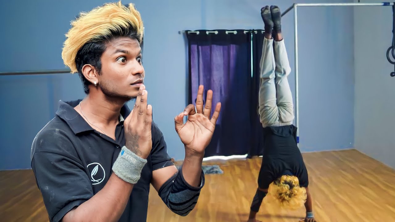 How To Handstand Hold | Easy 5 step Tutorial in Tamil |