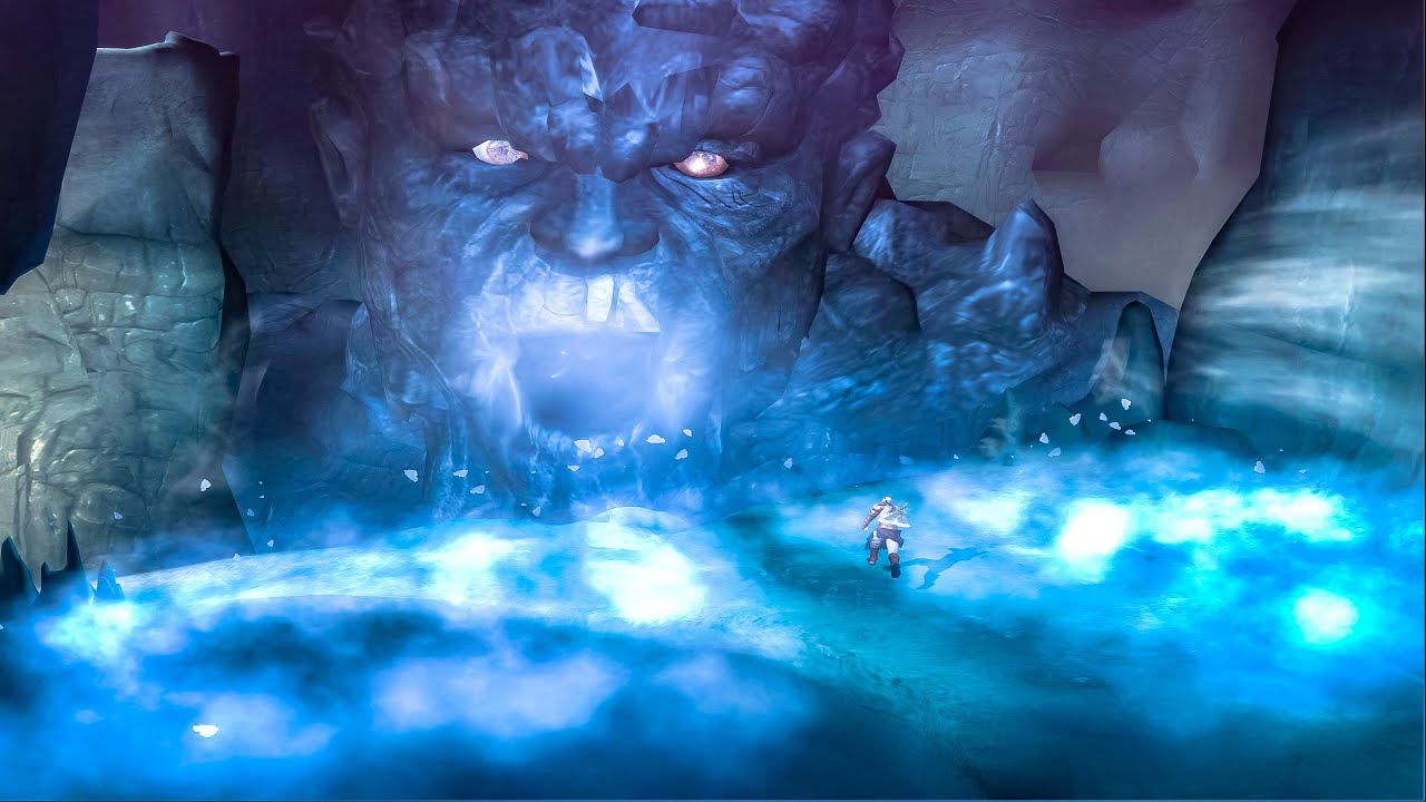 Kratos Meets Typhon the Titan - God of War 2