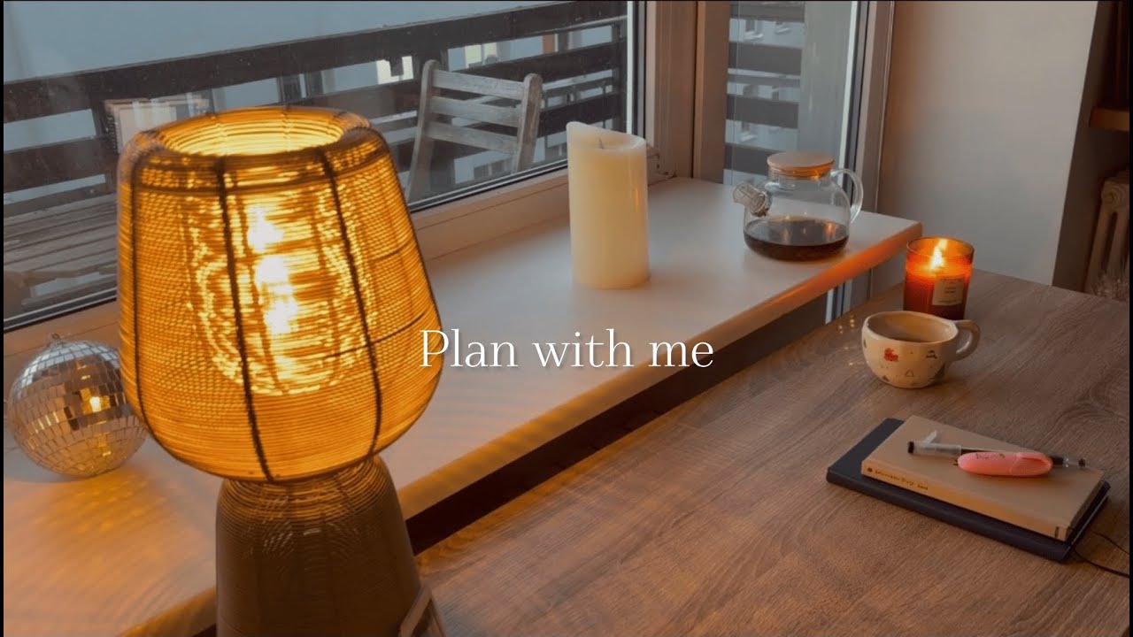 Planning routine | How I plan my month | asmr | daily routine