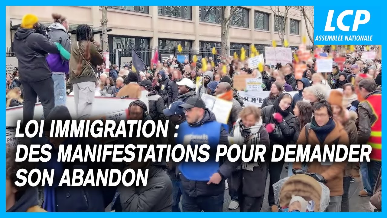 Loi immigration : des manifestations pour demander son abandon - 21/01/2024