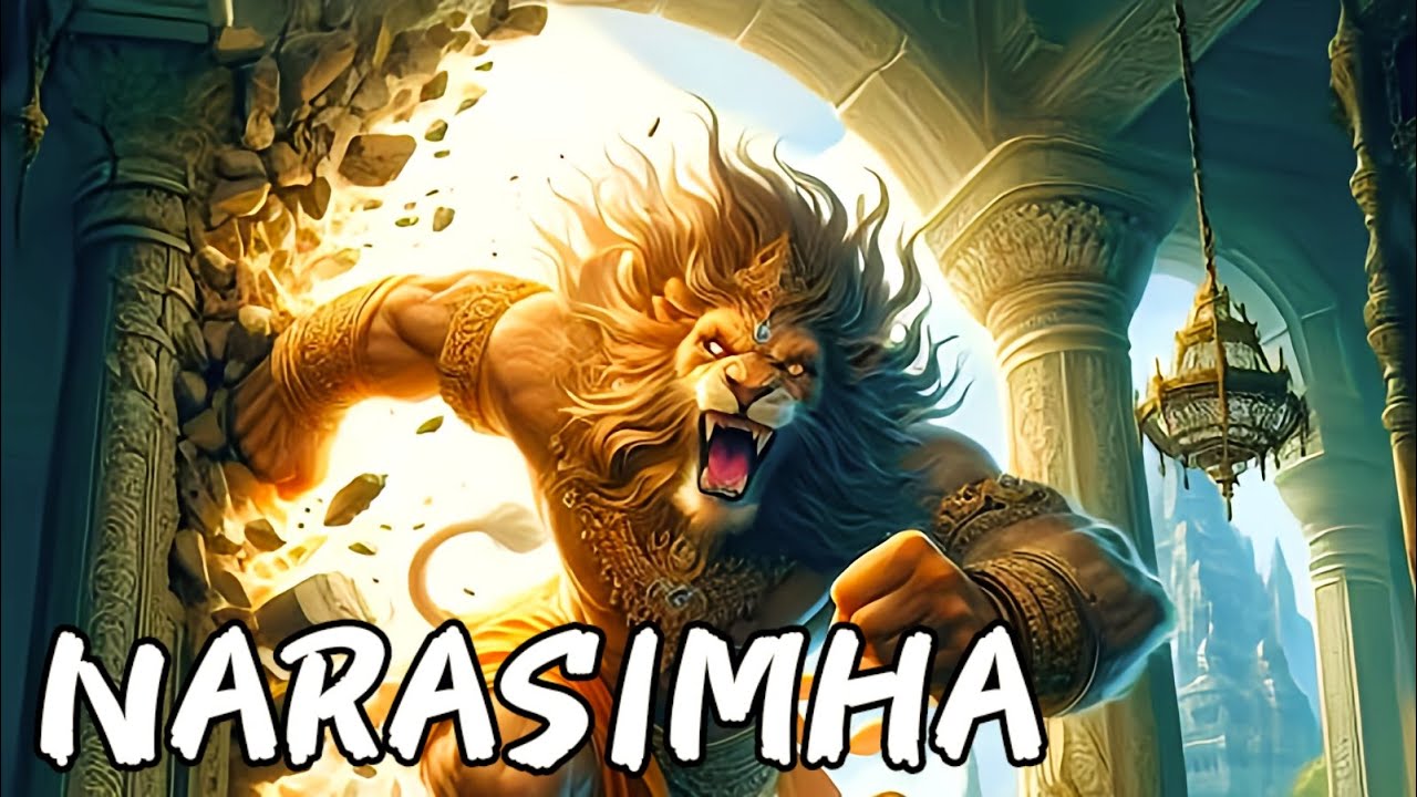Narasimha , Avatar Dewa Wisnu Yang Ke 4   #mitologihindu #awatarawisnu
