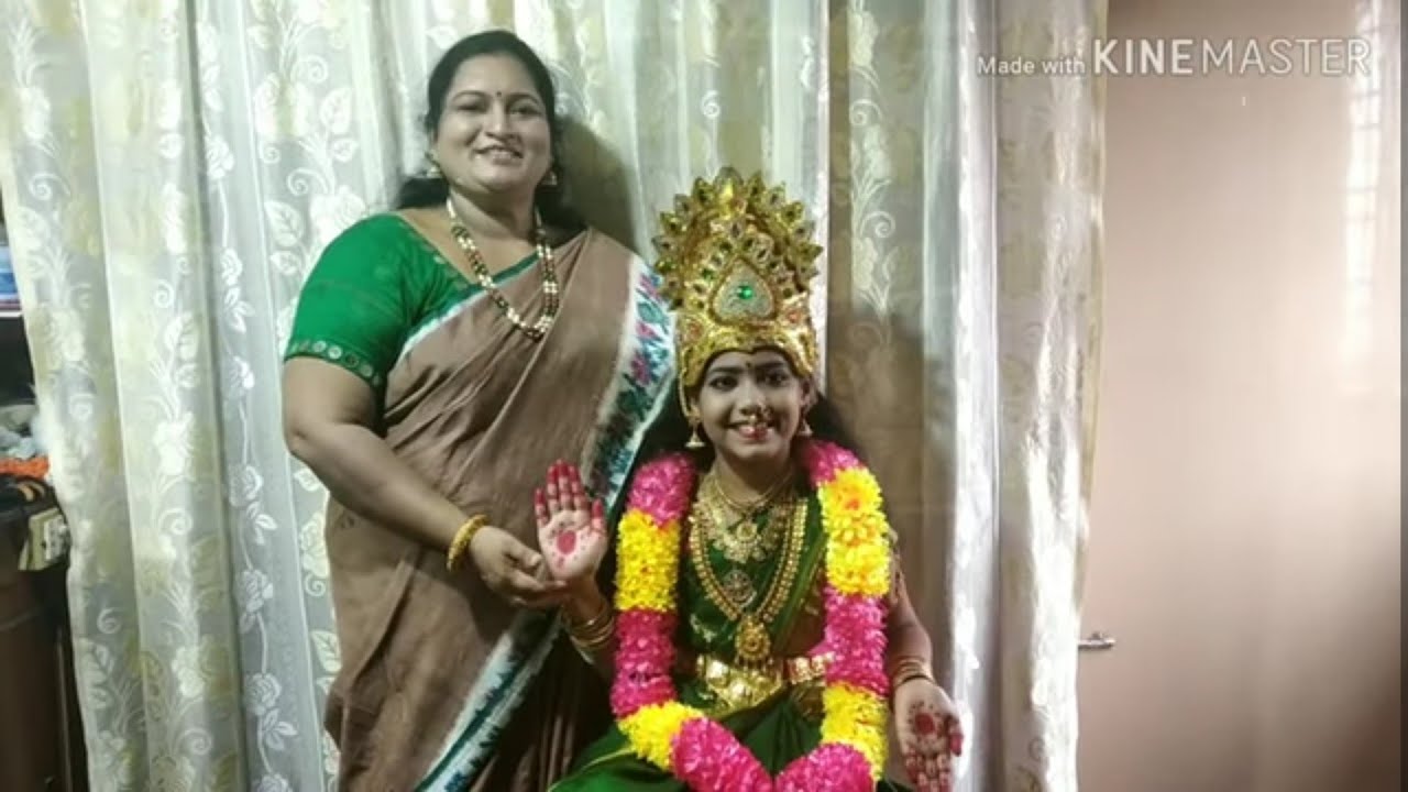 Children fancy dress laxmi dhevi Deepavali special full explanation in telugu