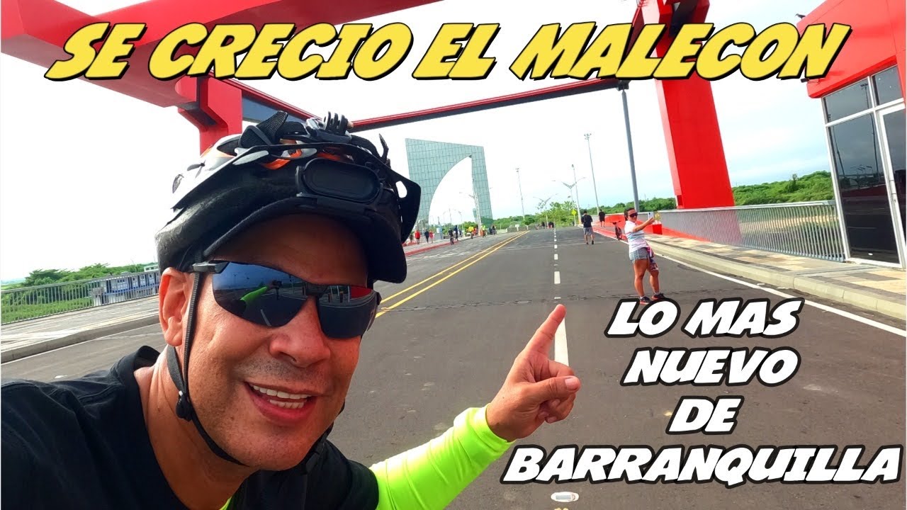 Ahora SI , SE CRECIO EL GRAN MALECON DEL RIO en Barranquilla ✅ conózcalo en detalle 👍🏼🎉