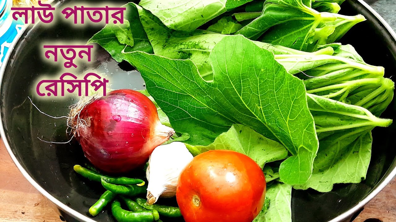 লাউ পাতার নতুন রেসিপি ভাত কিংবা রুটির সাথে দারুণ লাগল বে খেতে।lau pata recipe 